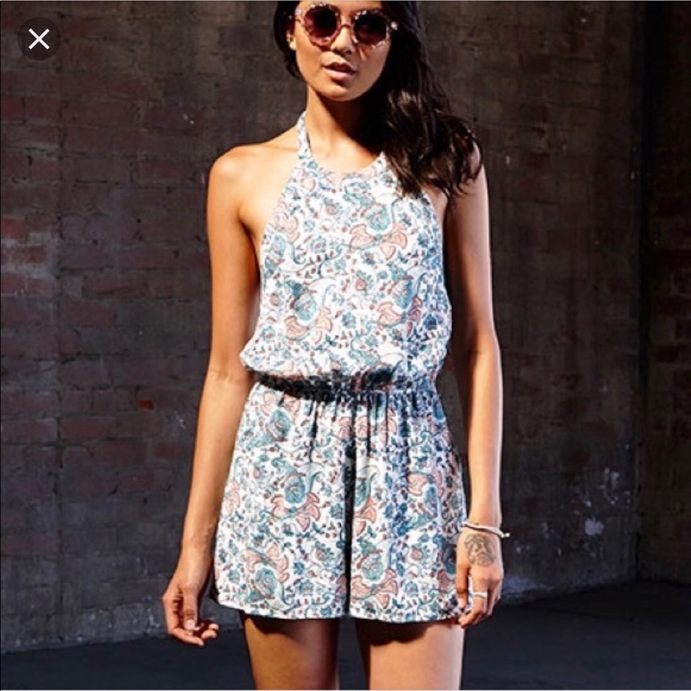 Kendall & Kylie Halter Paisley Romper